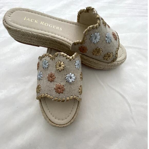 NWOB Jack Rogers Womens Platfom Espadrille Sandals Size 8 - Picture 3 of 7